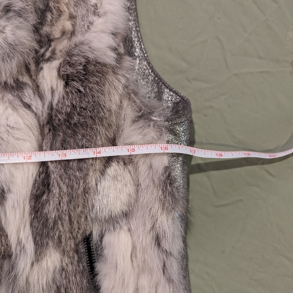 Genuine rabbit fur vest - Picture 4 of 5
